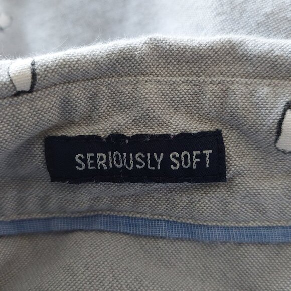 American Eagle Men's Button Down Shirt Size X-Large Grey Penguin Design - Picture 9 of 12